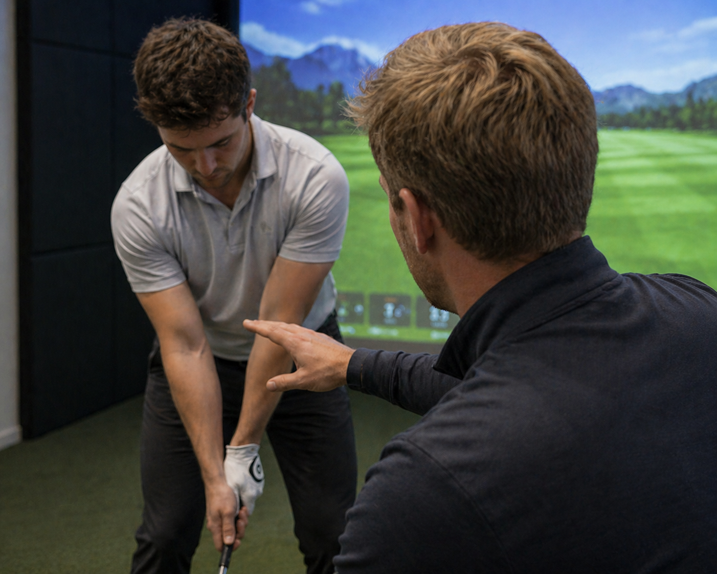 Golf instruction session